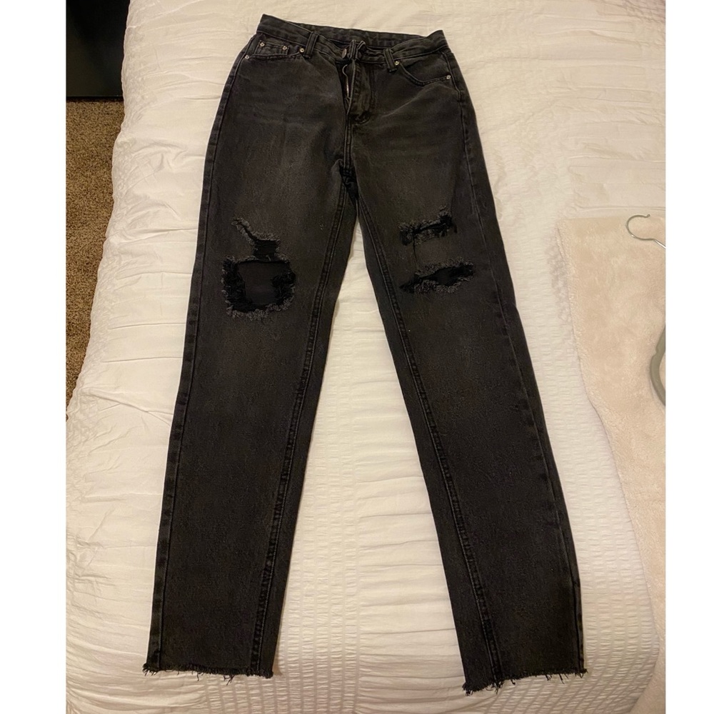 black Ripped Jeans